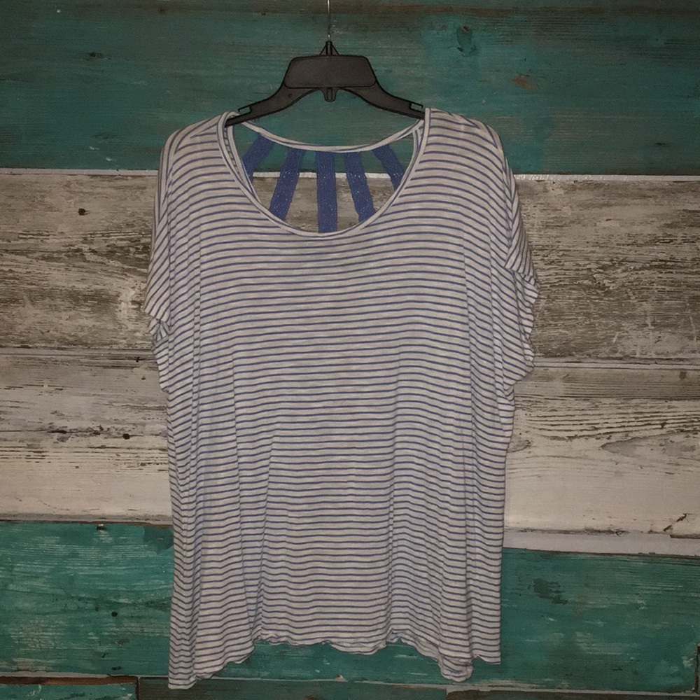 18/20 Lane Bryant striped tee